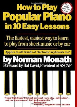 Bild des Verkufers fr How To Play Popular Piano In 10 Easy Lessons zum Verkauf von WeBuyBooks
