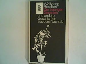 Bild des Verkufers fr Die traurigen Geranien und andere Geschichten aus dem Nachla zum Verkauf von ANTIQUARIAT FRDEBUCH Inh.Michael Simon