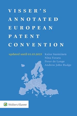 Seller image for Visser's Annotated European Patent Convention 2023 Edition for sale by GreatBookPrices