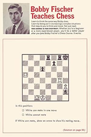 Image du vendeur pour Bobby Fischer Teaches Chess mis en vente par WeBuyBooks