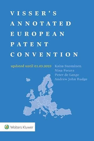 Seller image for Visser's Annotated European Patent Convention 2023 Edition for sale by GreatBookPricesUK