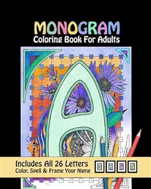 Seller image for Monogram Coloring Book for Adults for sale by GreatBookPrices