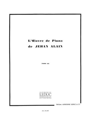 Bild des Verkufers fr L'oeuvre de piano vol.3 zum Verkauf von AHA-BUCH GmbH