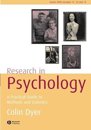 Bild des Verkufers fr Research in Psychology: A Practical Guide to Methods and Statistics zum Verkauf von WeBuyBooks