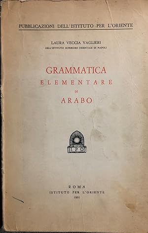 Seller image for Grammatica elementare di arabo for sale by librisaggi