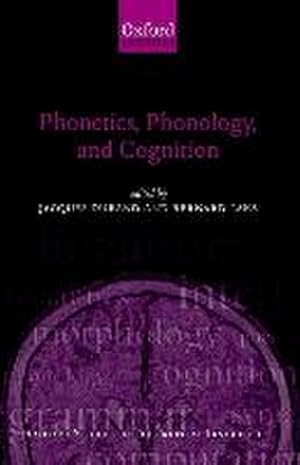 Image du vendeur pour Phonetics, Phonology, and Cognition mis en vente par AHA-BUCH GmbH