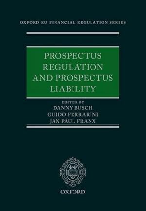 Immagine del venditore per Prospectus Regulation and Prospectus Liability venduto da AHA-BUCH GmbH