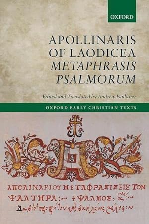 Immagine del venditore per Apollinaris of Laodicea Metaphrasis Psalmorum venduto da AHA-BUCH GmbH