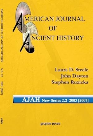 Seller image for American Journal of Ancient History (New Series 2.2, 2003 [2007]) : 2.2 for sale by AHA-BUCH GmbH