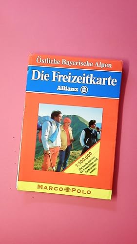 ÖSTLICHE BAYERISCHE ALPEN. die Karte mit den 66 Freizeittips und Radwanderwegen