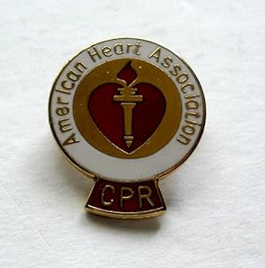 Seller image for American Heart Association AMA CPR Label Pin Pinback for sale by Silicon Valley Fine Books