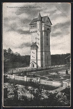 Ansichtskarte Grafenwöhr, Truppenübungsplatz, Wasserturm