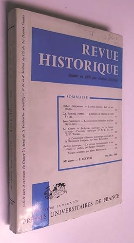 Revue historique, no 480, octobre-décembre 1966