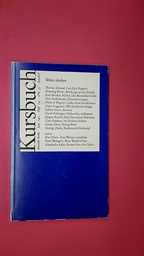Seller image for KURSBUCH 104. Weiter denken for sale by HPI, Inhaber Uwe Hammermller