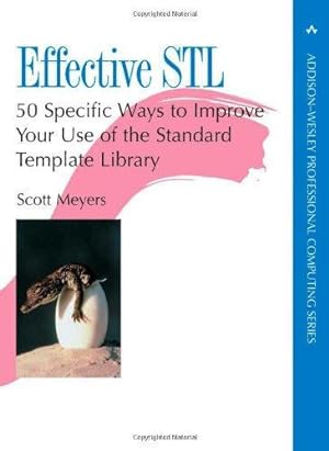 Immagine del venditore per Effective STL: 50 Specific Ways to Improve Your Use of the Standard Template Library (Addison-Wesley Professional Computing Series) venduto da WeBuyBooks