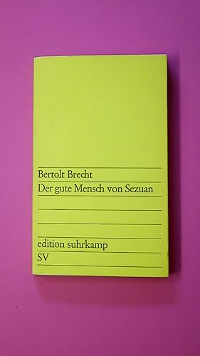 Bild des Verkufers fr DER GUTE MENSCH VON SEZUAN. Parabelstck zum Verkauf von HPI, Inhaber Uwe Hammermller