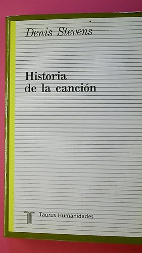 HISTORIA DE LA CANCION.
