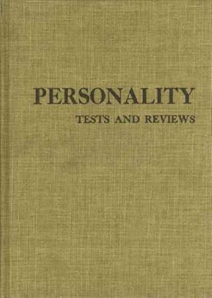 Bild des Verkufers fr Personality Tests and Reviews : Including an Index to the Mental Measurements Yearbooks zum Verkauf von GreatBookPrices