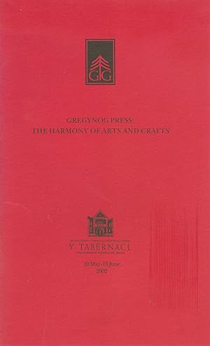 Imagen del vendedor de Gregynog Press - The Harmony of Arts and Crafts a la venta por Philip Gibbons Books