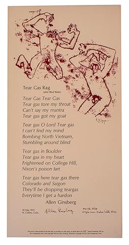 Tear Gas Rag (after Blind Blake) (Signed Broadside)