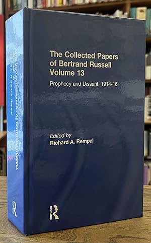 Image du vendeur pour Prophecy and Dissent _ 1914-16 _ The Collected Papers of Bertrand Russell _ Volume 13 mis en vente par San Francisco Book Company