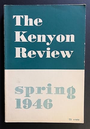 Seller image for The Kenyon Review, Volume 8, Number 2 (VIII; Spring 1946) for sale by Philip Smith, Bookseller