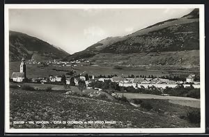 Bild des Verkufers fr Cartolina Glorenza /Val Venosta, Panorama verso Malles zum Verkauf von Bartko-Reher