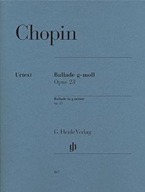 Bild des Verkufers fr Ballade in Gm op. 23 - Piano - (HN 867) zum Verkauf von WeBuyBooks