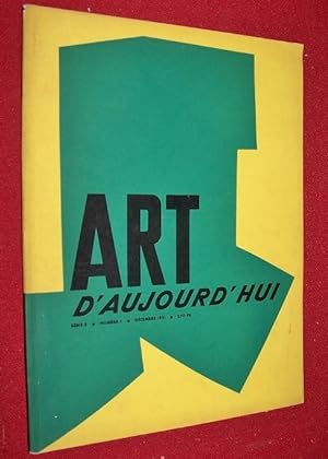Immagine del venditore per ART D'AUJOURD'HUI - Revue Mensuelle D'Art Contemporain Serie 3, No.1 Decembre 1951 venduto da Antiquarian Bookshop