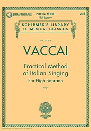 Seller image for Practical Method of Italian Singing : High Soprano for sale by GreatBookPricesUK