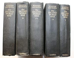 The Second World War. Volumes 1 - 5. First Editions