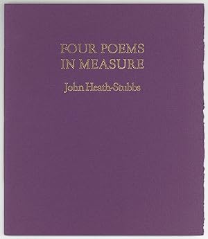 Bild des Verkufers fr Four Poems in Measure zum Verkauf von Between the Covers-Rare Books, Inc. ABAA