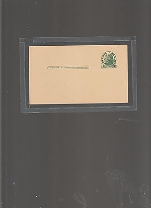 Seller image for One Cent pre paid United States Post Office Postcard for sale by Meir Turner