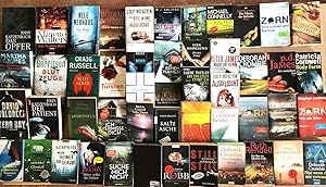 49 Bücher Krimis Kriminalromane, Krimi, Thriller, Romane, TB, HC, Katzenbach, Gerritsen, Russel, ...