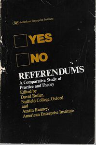 Seller image for Referendums a Comparative Study of Practice and Theory (AEI studies ; 216) (Studies in Political. for sale by Book Haven