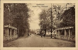 Ansichtskarte / Postkarte Apeldoorn-Gelderland, Neue Brücke, Oranjepark