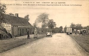 Ansichtskarte / Postkarte Circuit de la Sarthe, La Cote du Perray, Zentrum Bouloire und Saint Calais