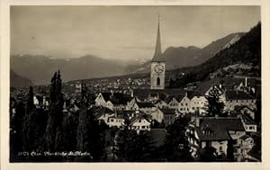 Ansichtskarte / Postkarte Chur Kanton Graubünden, Pfarrkirche St. Martin