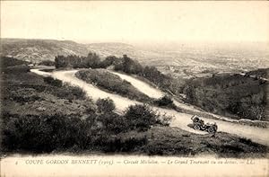 Ansichtskarte / Postkarte Gordon Bennett Cup, Michelin Circuit, The Grand Tournant