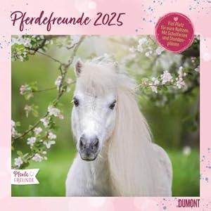 Immagine del venditore per Pferdefreunde 2025 - Broschrenkalender - Kinder-Kalender - Format 30 x 30 cm venduto da AHA-BUCH GmbH