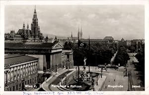 Ansichtskarte / Postkarte Wien 1 Innere Stadt, Parlament, Rathaus, Ringstraße