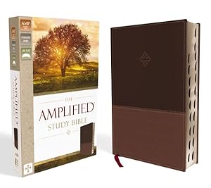 Bild des Verkufers fr Holy Bible : Amplified Study Bible, Brown, Imitation Leather, Ribbon Marker, Large Print zum Verkauf von GreatBookPrices