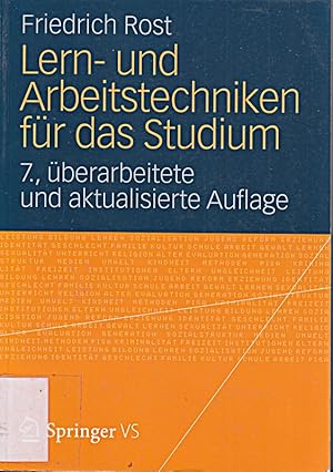 Bild des Verkufers fr Lern- und Arbeitstechniken fr das Studium [Taschenbuch] [2012] zum Verkauf von Die Buchgeister