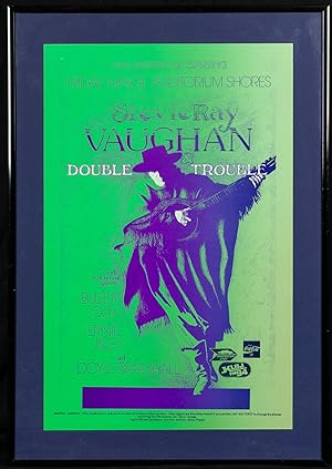Seller image for The Rites of Spring. Friday May 4 Auditorium Shores. Stevie Ray Vaughan & Double Trouble. With Very Special Guests Buddy Guy, Ernie Isley and Doyle Bramhall [a striking poster by Nels Jacobson] for sale by Michael Treloar Booksellers ANZAAB/ILAB