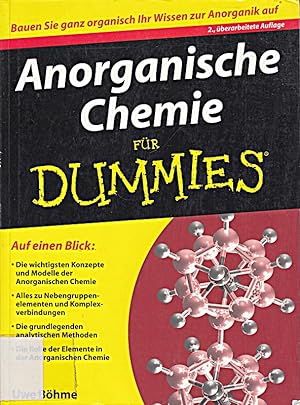 Imagen del vendedor de Anorganische Chemie fr Dummies: Auf einen Blick: Die wichtigsten Konzepte und M a la venta por Die Buchgeister