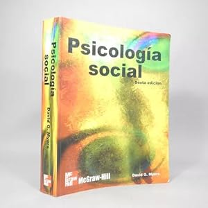 Imagen del vendedor de Psicologa Social David G Myers Mc Graw Hill 2000 Bk5 a la venta por Libros librones libritos y librazos