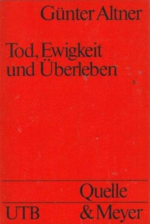 Seller image for Tod, Ewigkeit und berleben (UTB Theologie Philosophie) [Taschenbuch] [1981] for sale by Die Buchgeister