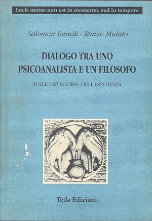 Bild des Verkufers fr Quaderni veneziani 1 Dialogo tra uno psicoanalista e un filosofo Sulle categorie dell'esistenza zum Verkauf von MULTI BOOK