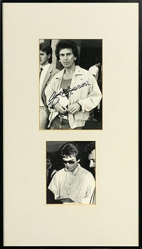 An original signed portrait photograph of George Harrison