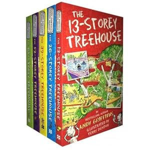 Immagine del venditore per The 13-storey Treehouse Collection Andy Griffiths And Terry Denton 5 Books Set (Book 1-5) venduto da usa4books